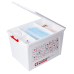 Container "Smart Box" with organizer and decor 12L (white, First aid kit)