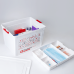 Container "Smart Box" with organizer and decor 12L (white, First aid kit)