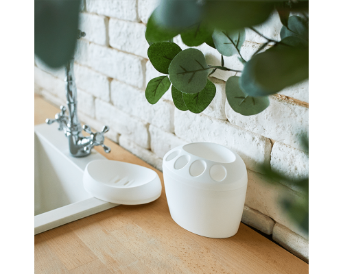 Toothbrush holder (white)