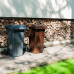 120L container for solid waste "Euro" (dark gray)