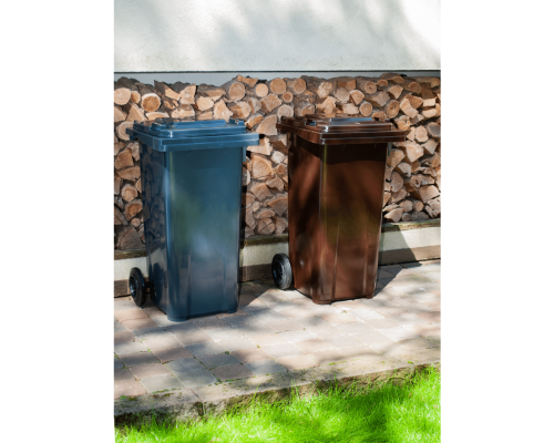 120L container for solid waste "Euro" (dark gray)