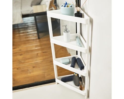 Corner shelf (white)