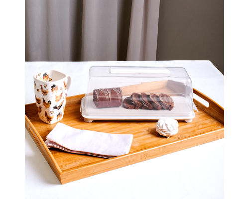 Тортівниця для рулета (/біла роза/пр.)