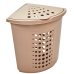 Laundry bin corner 45L (creamy)