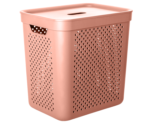 Basket "Simple" with organizer 35L (caramel)