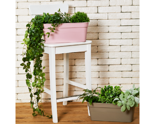 Flowerpot "Gloria" balcony 60x18cm (cocoa)