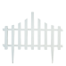 Set for lawn fence "Fence" (white floc)