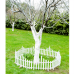 Set for lawn fence "Fence" (white floc)