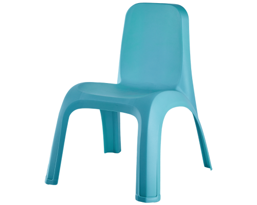 Children's chair (gray blue)