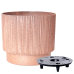 Flowerpot "Oslo" with insert d30cm (caramel WOOD)