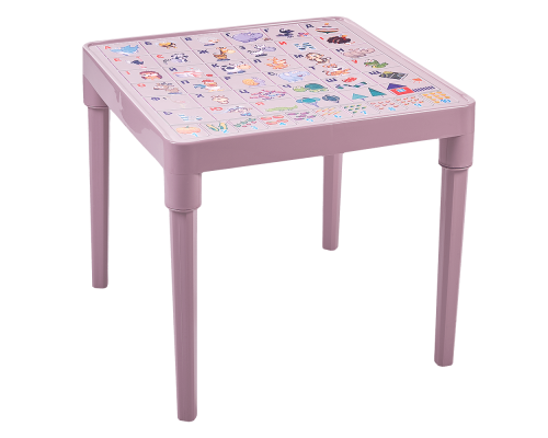 Children's table "Ukrainian Alphabet" (freesia)
