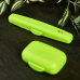 Traveling soap dish (olive)
