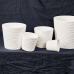 Flowerpot "Fusion" with insert low d42x40cm (white)