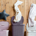 Laundry bin "Rattan" 50L (white rose)