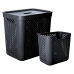 Basket "Simple" with organizer 35L (black)