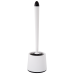Toilet brush with stand "Optima" (white / black)