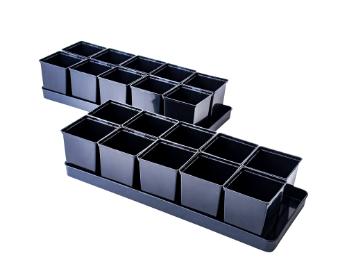 Комплект для рассады большой (чёрный)