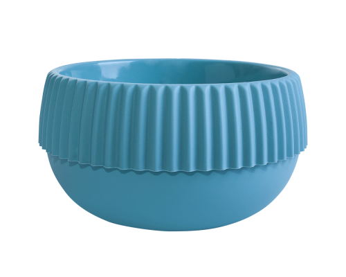 Вазон "Бохо" низький d18 (сиз.блак._)