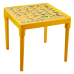 Children's table "Ukrainian Alphabet" (dark yellow)