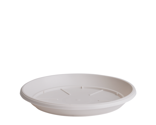 Tray classic for flowerpot d22-24cm (white rose)