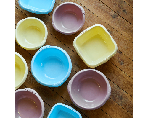 Round basin "Euro" 5L (yellow)