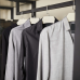 Outwear hanger 45x8cm (5pcs) (white rose)