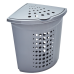 Laundry bin corner 45L (gray)