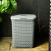 Laundry bin "Rattan" 50L (granite)