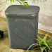 Laundry bin "Rattan" 50L (granite)