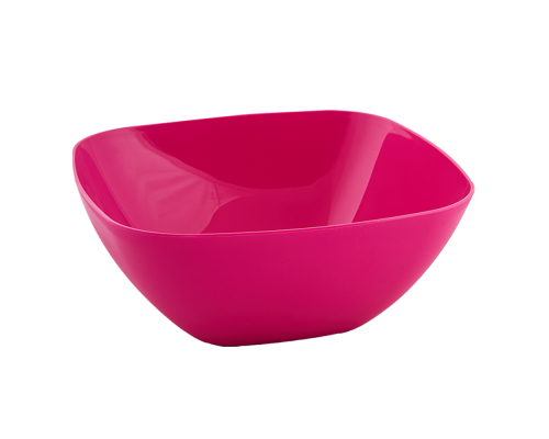 Salad bowl 180x180x75mm (dark pink)