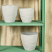 Flowerpot "Ceramo" with insert d14,5x13cm (cocoa concrete)