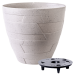 Flowerpot "Ceramo" with insert d14,5x13cm (cocoa concrete)