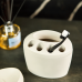Toothbrush holder (white rose)