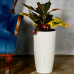 Flowerpot "Alpha" with insert d22x41,5cm (white rose)