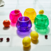 Flowerpot "Sphere" d10cm (violet transparent)