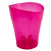 Flowerpot "Nika" for orchids 13x15,5cm (ruby transparent)