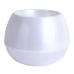 Flowerpot "Sphere" d14cm (white pearl)