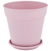 Flowerpot "Gloria" with tray 18,5x18cm (freesia)
