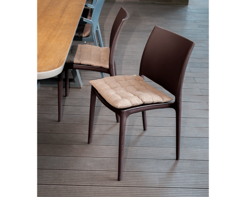 Chair "Emma" new (dark brown)