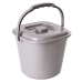 Pail "Smart" with lid 6L (cocoa)