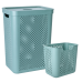 Basket "Simple" with organizer 45L (green)