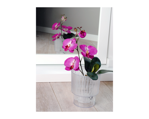 Вазон "Стелла" для орхідей з дренажем 16*18,5см. (пр.) Вазон "Стелла" для орхідей з дренажем 16*18,5см. (пр.)