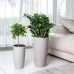 Flowerpot "Alpha" with insert d16x30cm (cocoa)