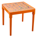 Children's table "Ukrainian Alphabet" (light orange)