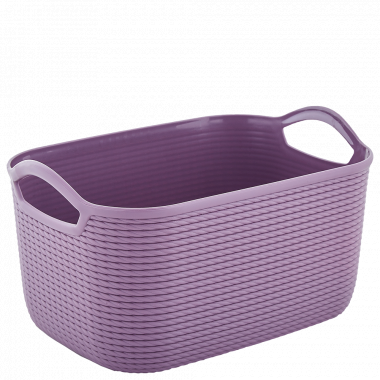 Basket "Jute" S (violet)
