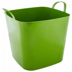 Soft building square bucket 22 L (khaki)