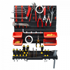 Tool rack organizer (granite/orange)
