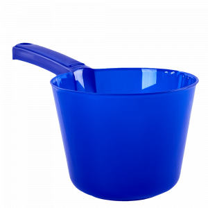 Small dipper with a spout 1L. (blue)