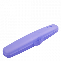 Travel tooth brush case (violet transparent)
