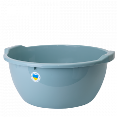 Round basin 24L. (gray blue)